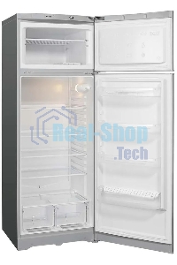 Холодильник Indesit TIA 16 S серебристый двухкамерный 245/51л морозилка сверху