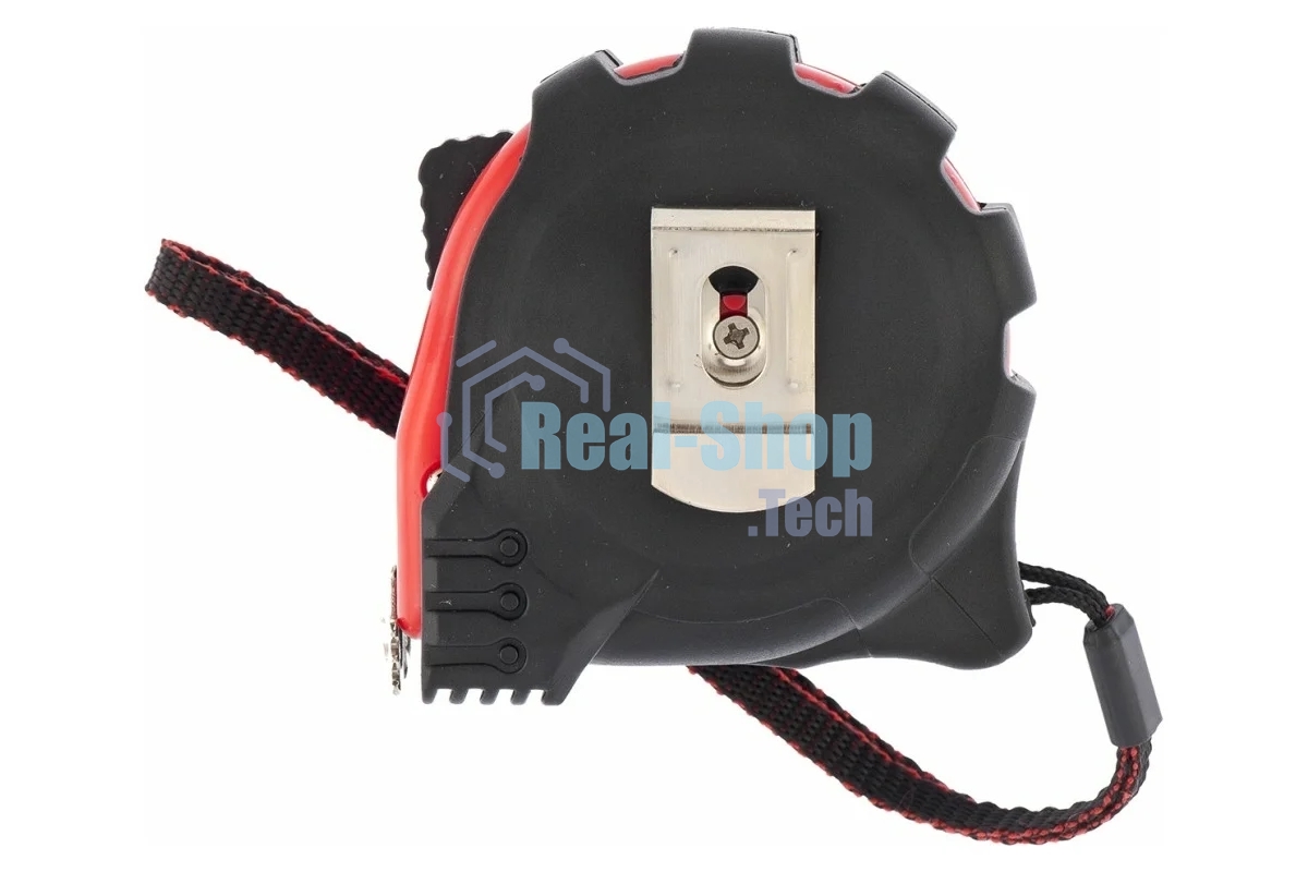 Рулетка Matrix status magnet 3 fixations 5мх25мм обрезиненный корпус зацеп с магнитом