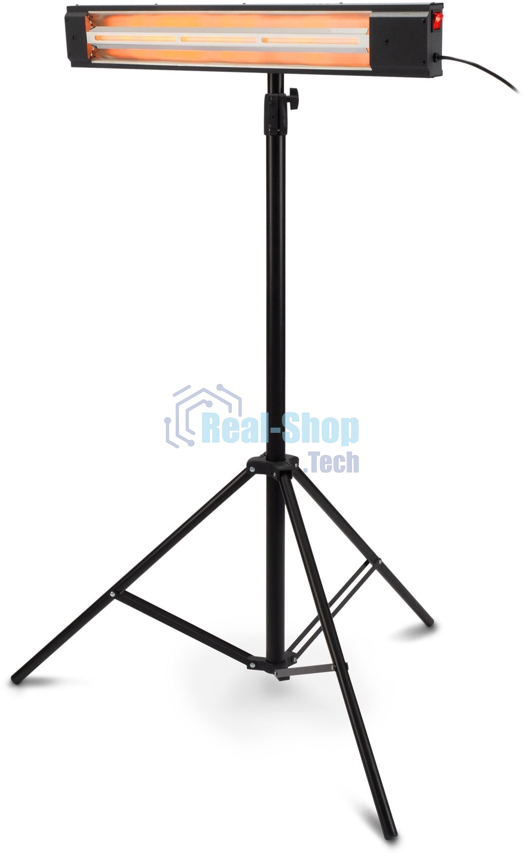 Обогреватель инфракрасный Starwind SHIRC-1010, черный, кварцевый, 1000 Вт, 18 м2