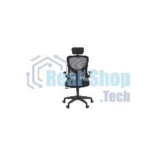 Кресло компьютерное Chairman CH633 черный, черный пластик