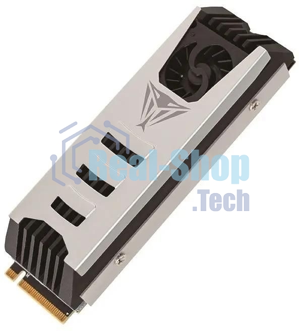 Накопитель SSD Patriot Viper PV553, 1Tb, PCIe 5.0 x4, M.2 2280, NVMe, R/W 11700/9500, активное охлаждение