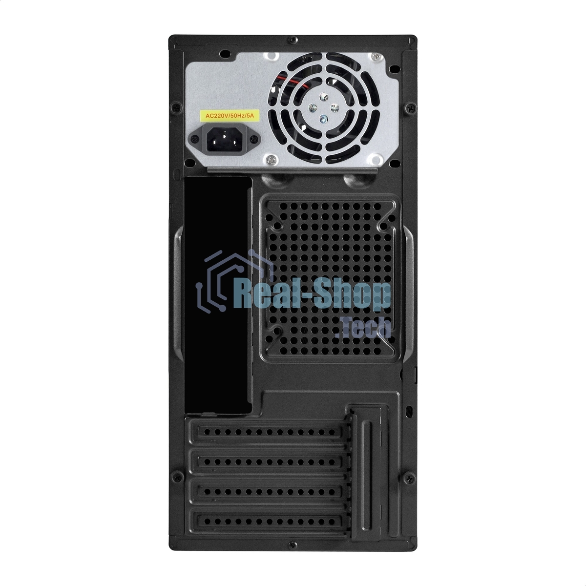 Компьютерный корпус Minitower ExeGate BAA-308MU2-AA500 (mATX, БП AA500 с вент. 8см, 1хUSB+2хUSB 3.0, HD Audio, черный)