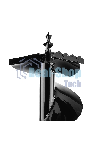 Шнек для грунта Denzel ER-300, диаметр 300 мм, длина 800 мм, соединение 20 мм, съемный нож