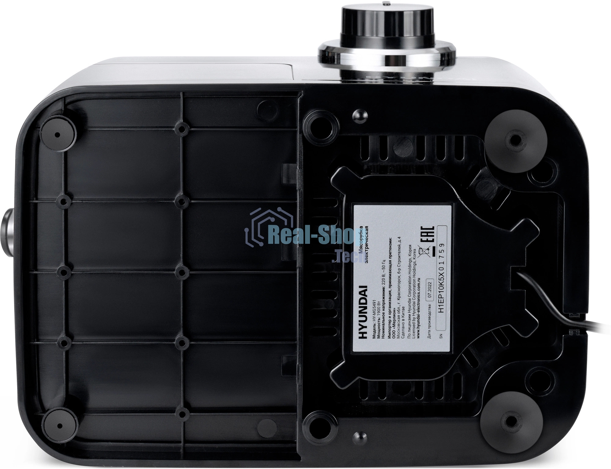 Мясорубка электрическая Hyundai HY-MG5491 1900Вт черный