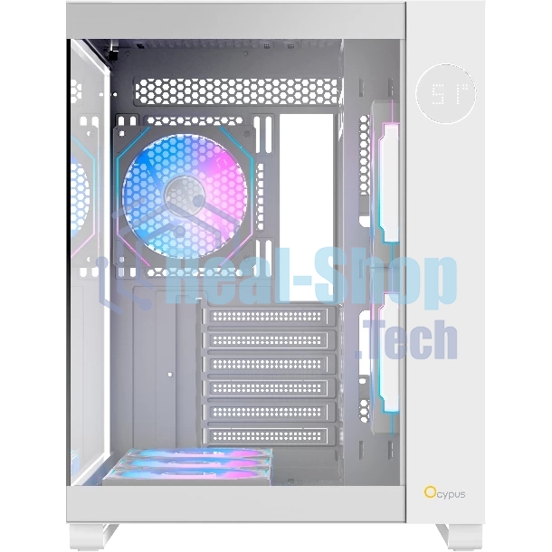 Компьютерный корпус Ocypus Iota C70 WH ARGb ATX/win/белый/6 ARGb fans/no PSU/Tempered Glass
