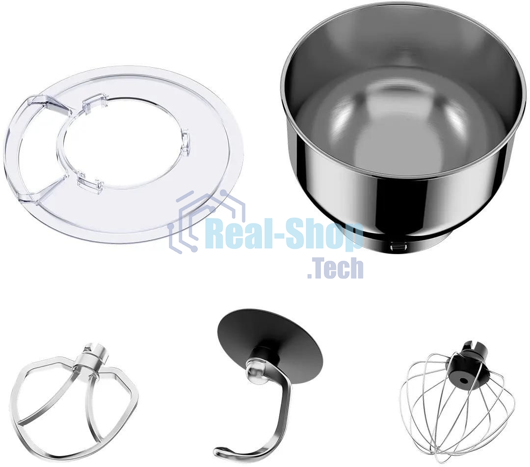 Миксер планетарный BQ MX640, 1600Вт, серебристый