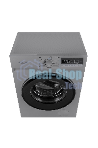 Стиральная машина Maunfeld MFWM148STSL02 серебристая, загрузка фронтальная 8кг, 1400 об/мин., класс: A+++