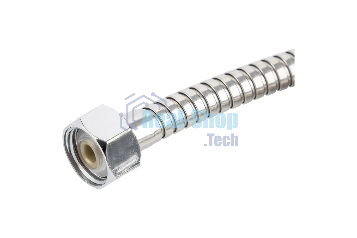 Шланг для душа растягивающийся РЫЖИЙ КОТ 150-170 см, 1/2-1/2