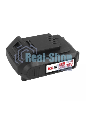 Профессиональный аккумулятор Li-ion 18 В/2,0 А·ч KLPRO KLA1820 (18 В/2,0 А·ч) подходит для любого инструмента 18В KLPRO