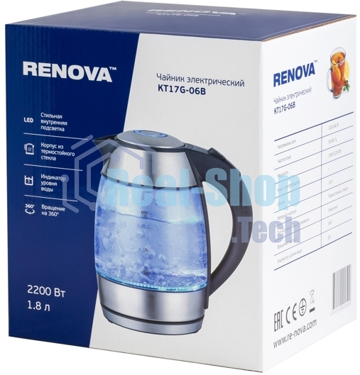 Чайник электрический Renova KT17G-06B