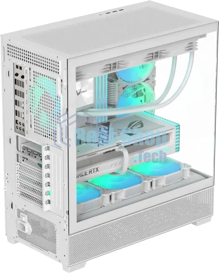 Компьютерный корпус Aerocool/Formula Crystal Z2 белый без БП ATX 5x120мм 1xUSB 2.0 2xUSB 3.0 audio bott PSU