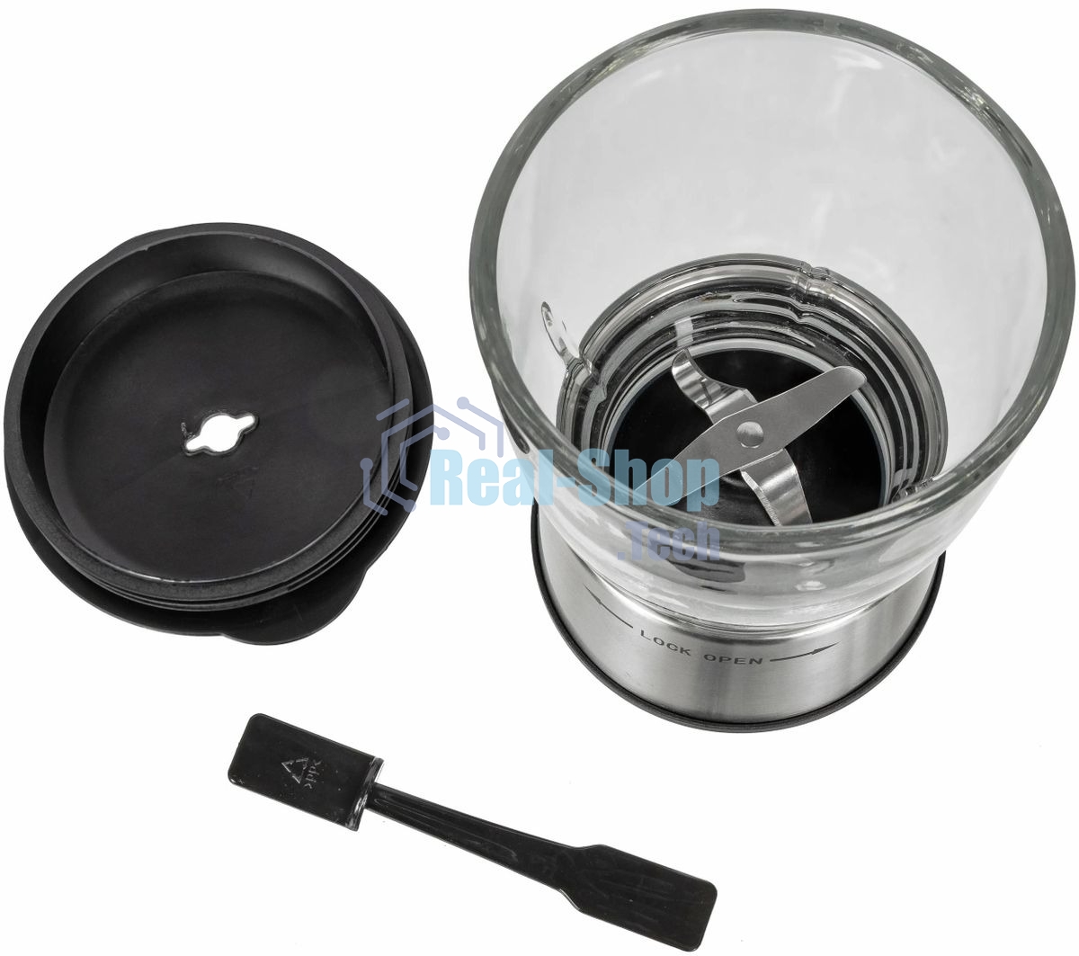 Кухонный комбайн Kitfort KT-1395 800Вт серебристый/черный