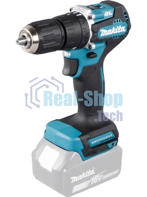 Дрель-шуруповерт Makita DHP487Z, 18 В, 0 Ач, 40 Нм, бесщеточный, ударный