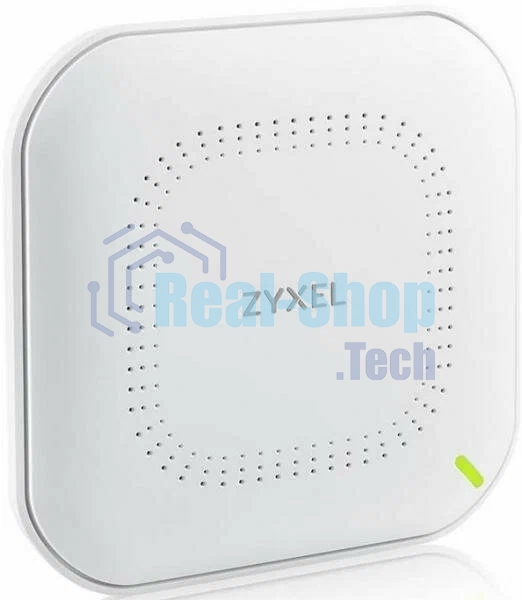 Точка доступа Zyxel NebulaFlex NWA90AX PRO, WiFi 6, 802.11a/b/g/n/ac/ax (2,4 и 5 ГГц), MU-MIMO, антенны 3x3, до 575+2400 Мбит/с, 1xLAN 2.5GE, PoE, защита от 4G/5G, БП в комплекте