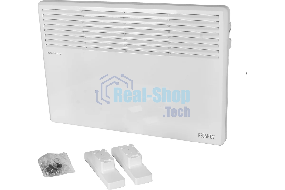 Конвектор Ресанта ОК-1500СН белый, 1500 Вт, 15 м2, термостат