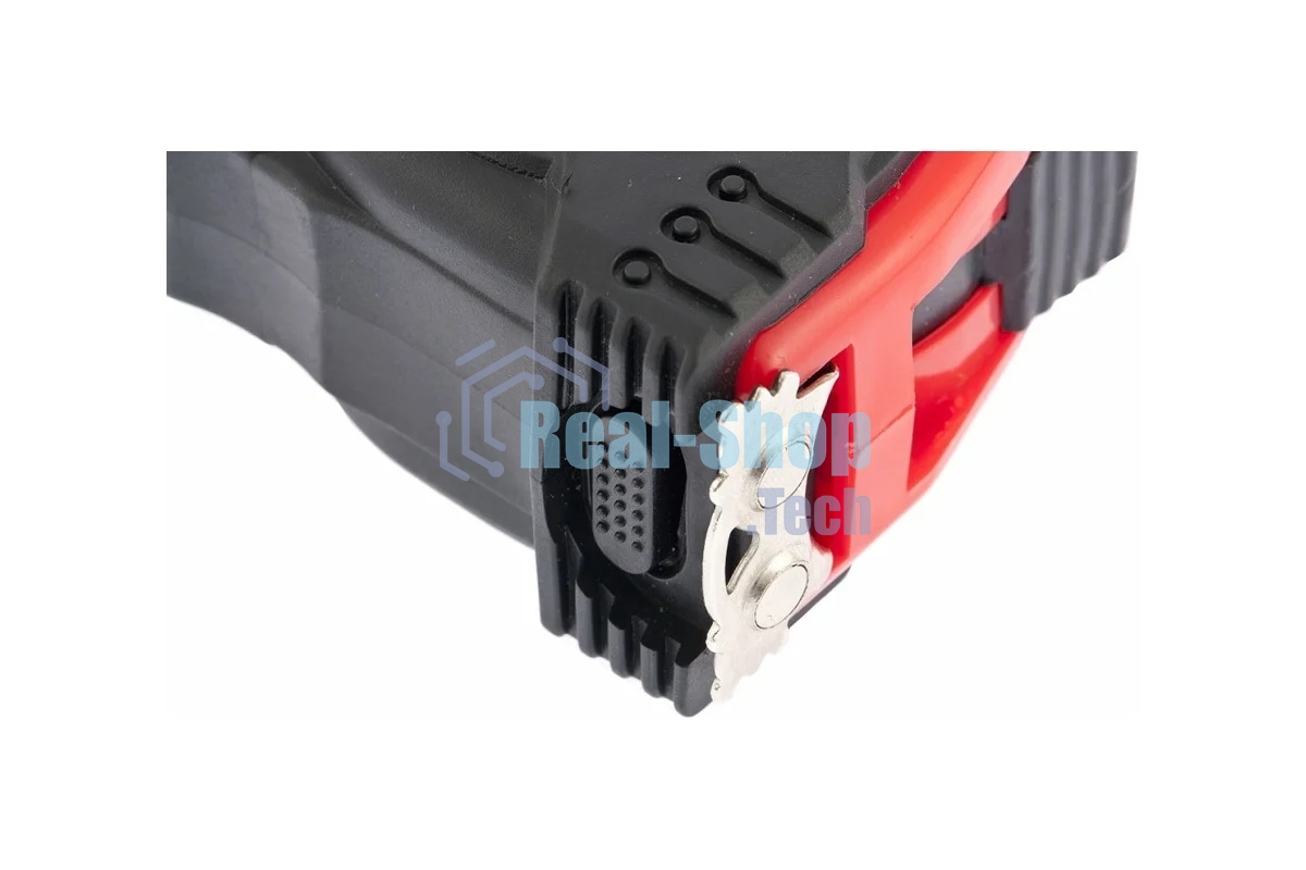 Рулетка Matrix status magnet 3 fixations 5мх25мм обрезиненный корпус зацеп с магнитом