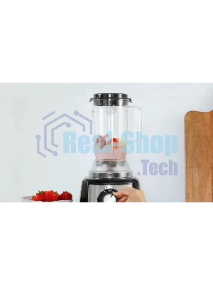 Кухонный комбайн Bosch MCM3501M 800 Вт, Скорости: 2, Блендер 1 л, Чаша 2.3 л, черный/серебристый