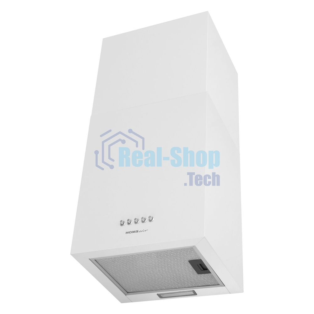 Вытяжка пристенная HOMSair Phlox Push 40 белый, 40 см, 700 куб. м/ч, 54 дБ