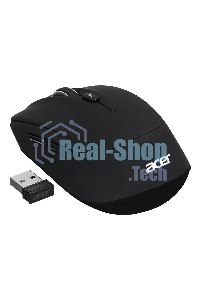 Мышь беспроводная Acer OMR050 черный, 1600 dpi, радиоканал, Bluetooth, USB, кнопки - 6