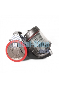 Пылесос BQ VC1606C серо-красный, 420/1600 Вт, уборка сухая, пылесборник контейнер 3 л