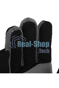 Перчатки универсальные Denzel 68092 двойные, работа с сенсорным экраном, вязаная манжета, размер 8