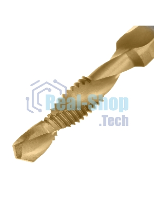 Сверло-метчик Denzel М6 х 1,0 мм, Р6М5