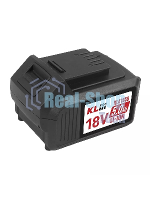 Профессиональная аккумуляторная батарея KLPRO KLA1850 (18В, Li-ion, 5.0А·ч)