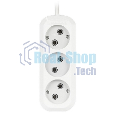 Удлинитель бытовой Smartbuy (SBE-10-3-15-N) 3 гнз х 15 м (10А/2.2 кВт, ПВС 2х1.0)
