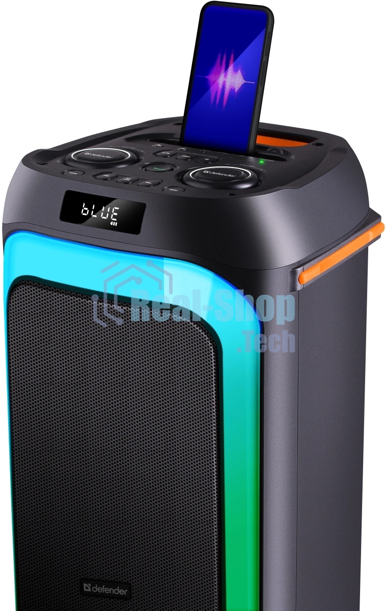 Портативная колонка Defender Orion (60Вт, BT/FM/TF/USB/MIC/Light)