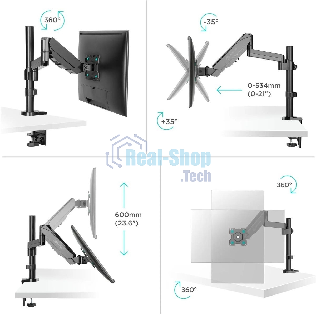 Кронштейн (держатель) ONKRON G70 для монитора 13