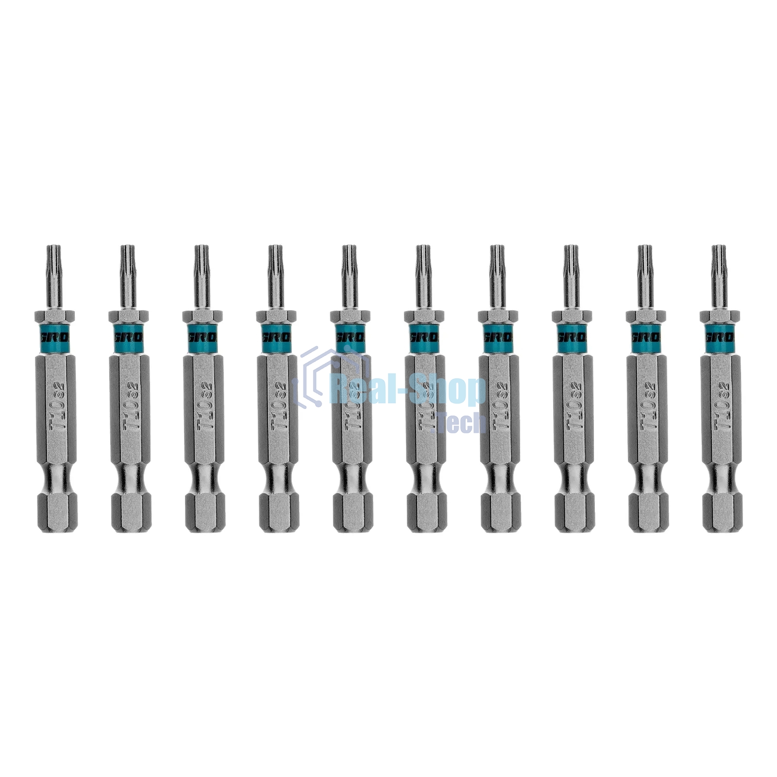 Бита Gross Torx 10х50 мм, сталь S2, шестигр., 10 шт.