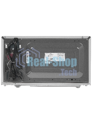 Микроволновая печь CASO M 20 Ecostyle Pro серебристый/черный, 20 л, 800 Вт, переключатели - поворотный механизм