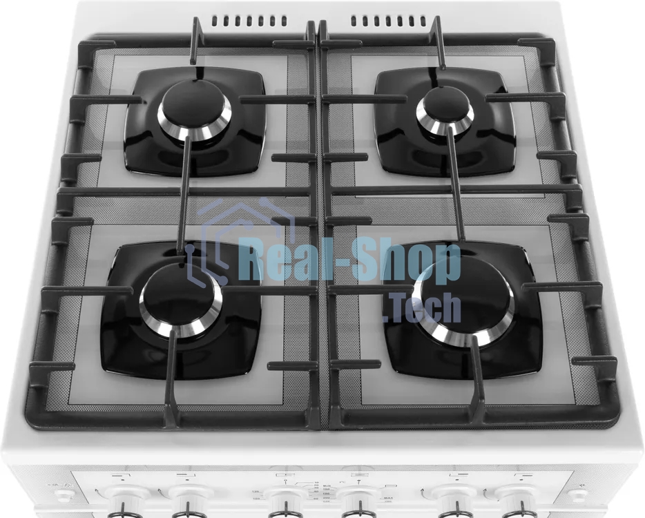 Плита газовая Gefest ПГ 6500-02 0042 белый, конфорок 4 шт, духовка 52 л, 60 см x 85 см x 60 см
