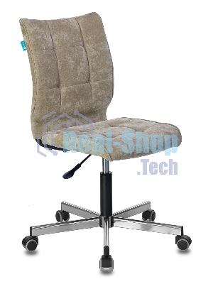 Кресло офисное Бюрократ CH-330M/LT-21 без подлокотников, песочный, крестовина металл