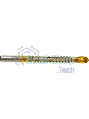 Сверло-фреза Matrix, 8 мм, универсальное, нитридтитановое покрытие, цилиндрический хвостовик