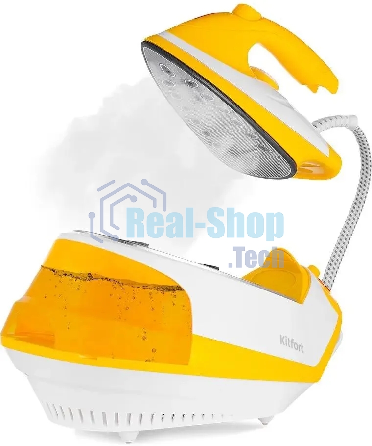 Парогенератор Kitfort КТ-9135-1 2000Вт желтый/белый