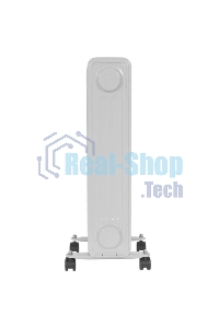 Обогреватель масляный Blackton Bt OH1111 (9 секций), белый, 2000 Вт, 20 м2, механический термостат