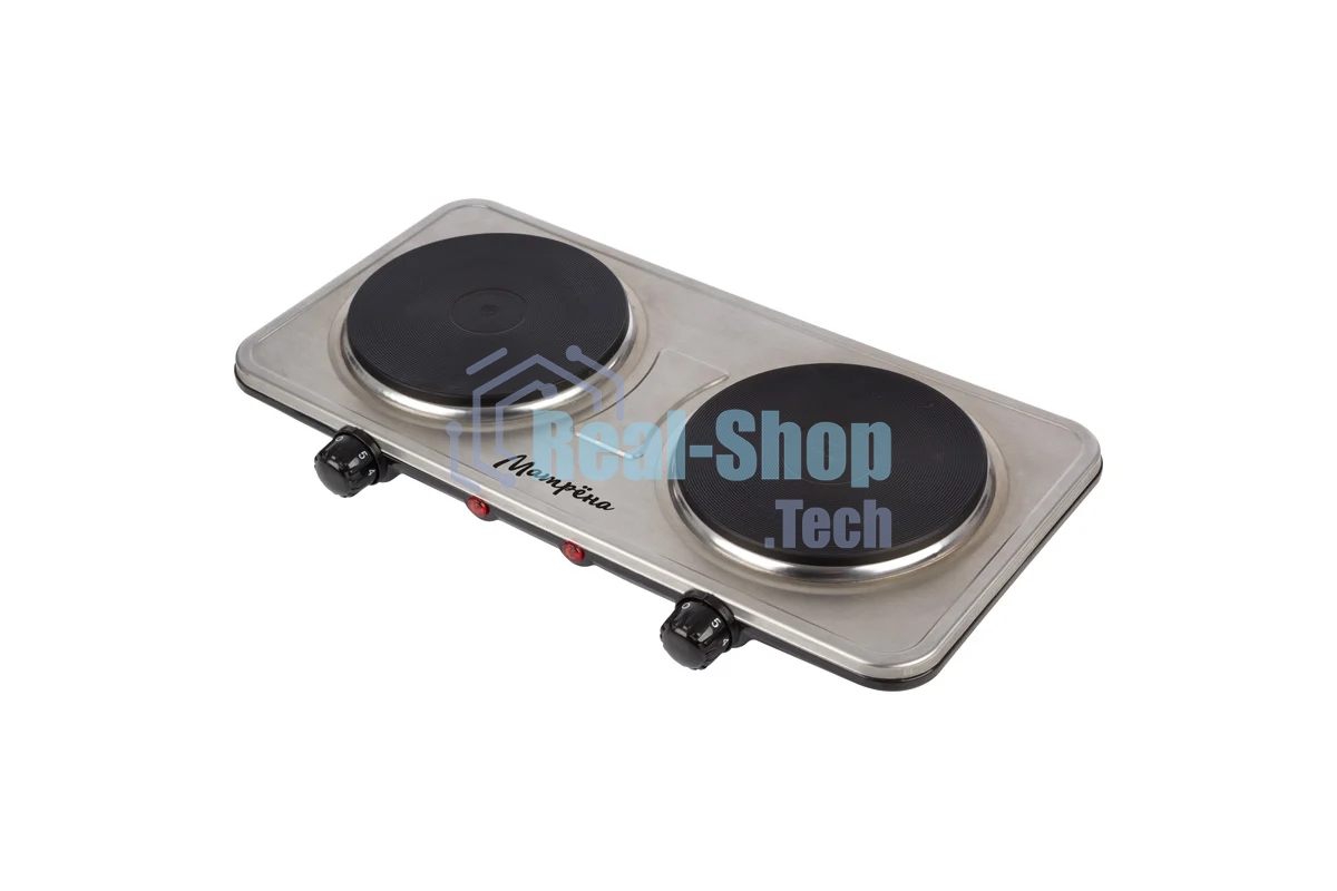 Плита настольная электрическая Матрена МА-063 (101248) серебро