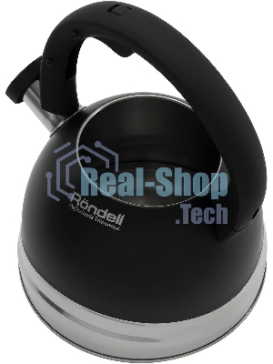 Чайник для плиты металлический Rondell Walzer RDS-1827 2.7 л. черный