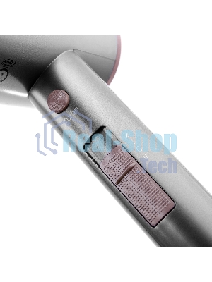 Фен BRAYER BR3022 серый/розовый, 1800 Вт