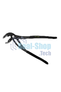 Клещи переставные Denzel кнопочный механизм, обливные рукоятки, 250 мм