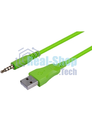 Гарнитура Defender Toxic чёрный, проводная, USB / mini jack 3.5 мм, подсветка