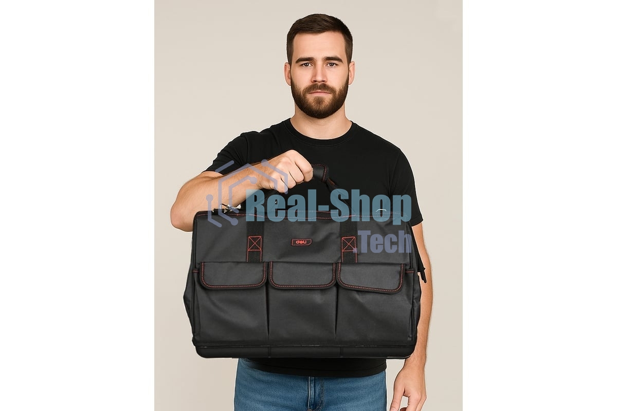 Сумка для инструментов Deli DL430906 Black Edition