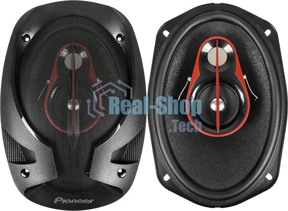 Колонки автомобильные Pioneer TS-R6951S 400Вт 4Ом 15x23см (6x9дюйм) (ком.:2кол.) коаксиальные трехполосные