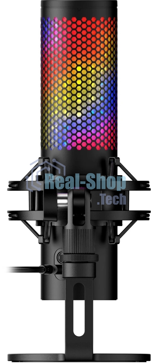 Микрофон проводной HyperX QuadCast 2 S черный
