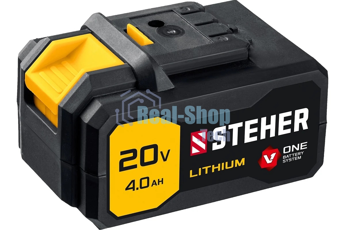 Гайковерт STEHER 20В бесщеточный, 1 АКБ (4А·ч), в кейсе. CWB-300-1