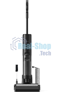 Пылесос моющий Dreame Wet and Dry Vacuum H12 Pro серый, питание от аккумулятора, 300 Вт, уборка влажная/сухая, пылесборник 0,9 л, работа от АКБ max - 35 мин