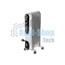 Обогреватель масляный Neoclima NC 9307 белый/черный, 1500 Вт, 15 м2, термостат 28742