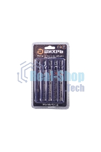 Набор пилок для лобзика по дереву 5шт Вихрь