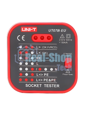 Тестер розеток UNI-T UT07B-EU 